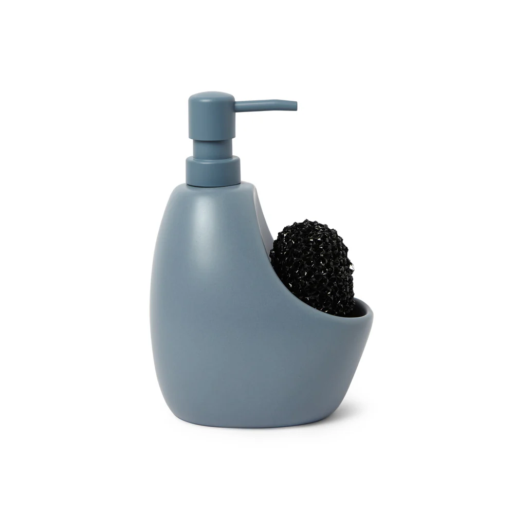 Joey Kitchen Soap Pump with Scrub - Blue - Image 4
