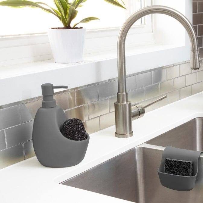 Joey Kitchen Soap Pump with Scrub - Charcoal - Image 3