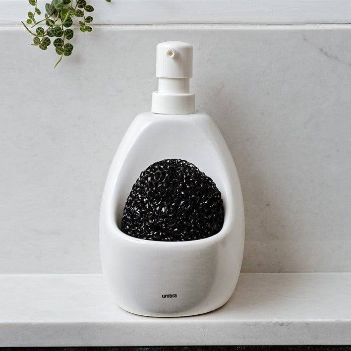 Joey Kitchen Soap Pump with Scrub - White - Image 3