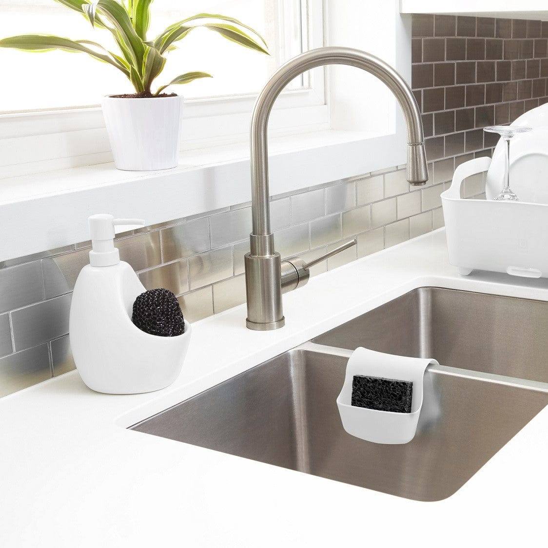 Joey Kitchen Soap Pump with Scrub - White - Image 8