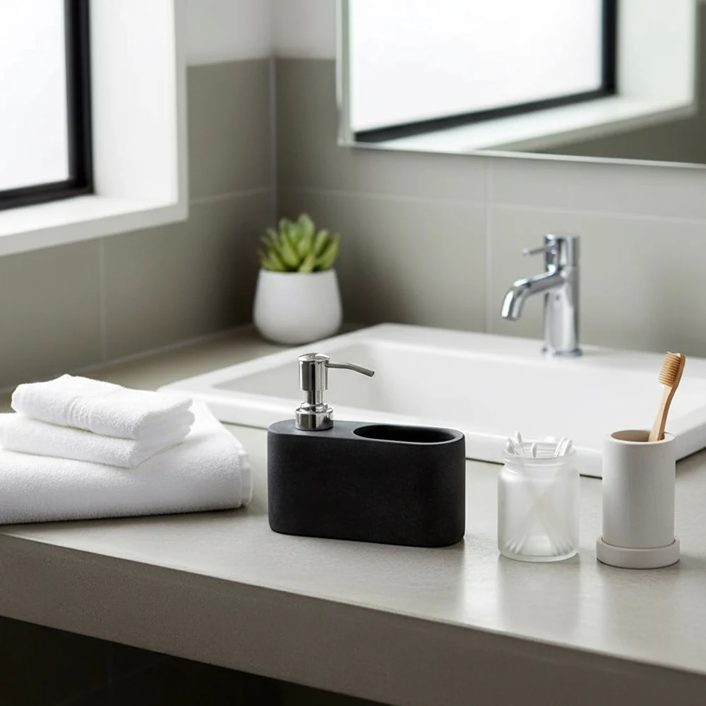 Jordan Dispenser & Tumbler - Speckled Black - Image 4