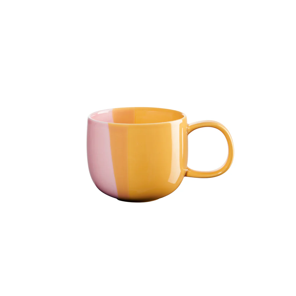 Joy Coffee Mug - Yellow Pink - Image 3