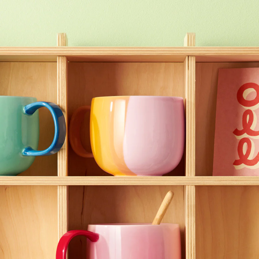 Joy Coffee Mug - Yellow Pink - Image 6