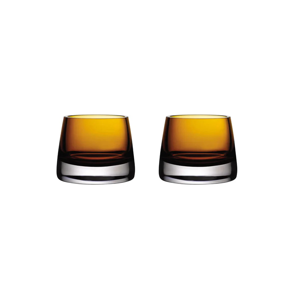 Joy Votive Holder, Set of 2 - Amber - Image 3
