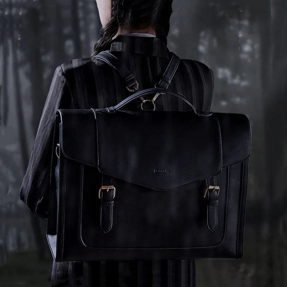 Julie Vintage Briefcase - Black - Image 2
