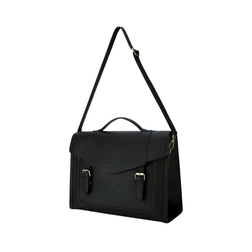 Julie Vintage Briefcase - Black - Image 3