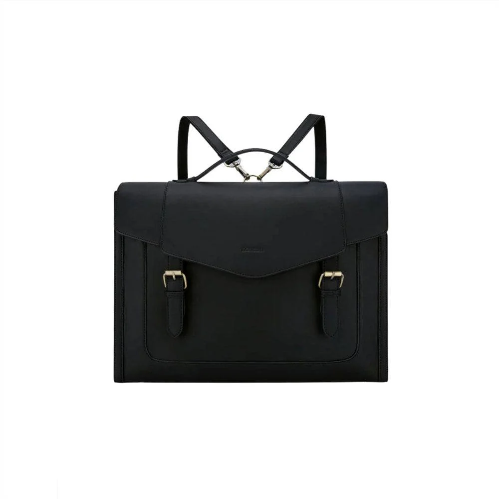 Julie Vintage Briefcase - Black - Image 4