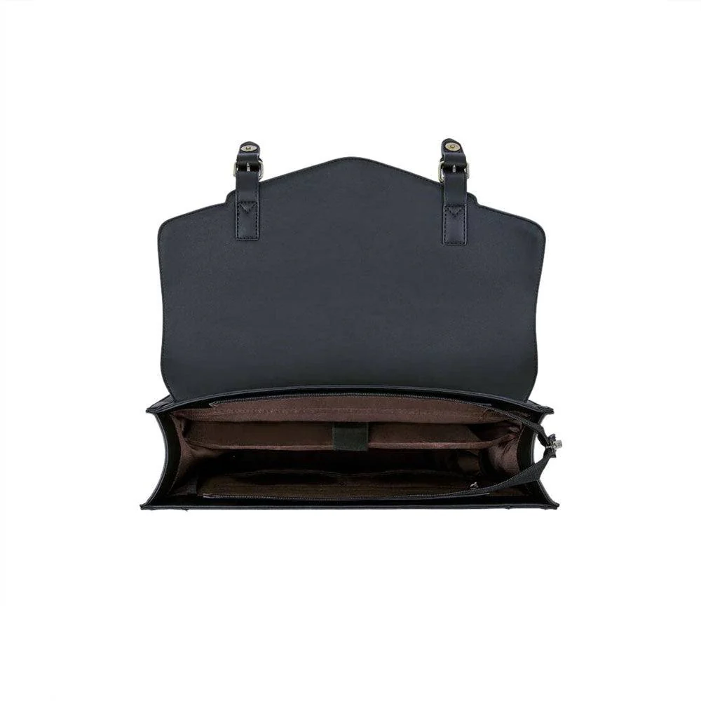 Julie Vintage Briefcase - Black - Image 6