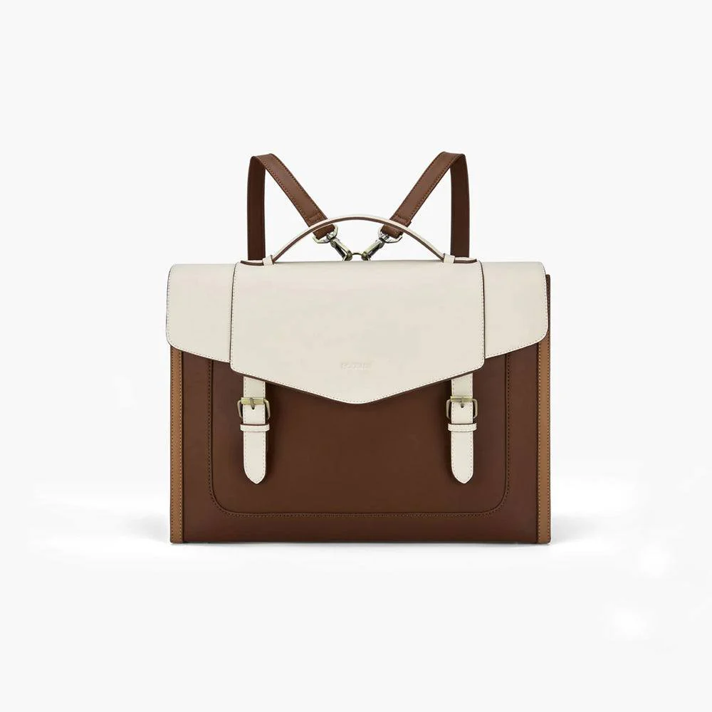 Julie Vintage Briefcase - Tan - Image 4