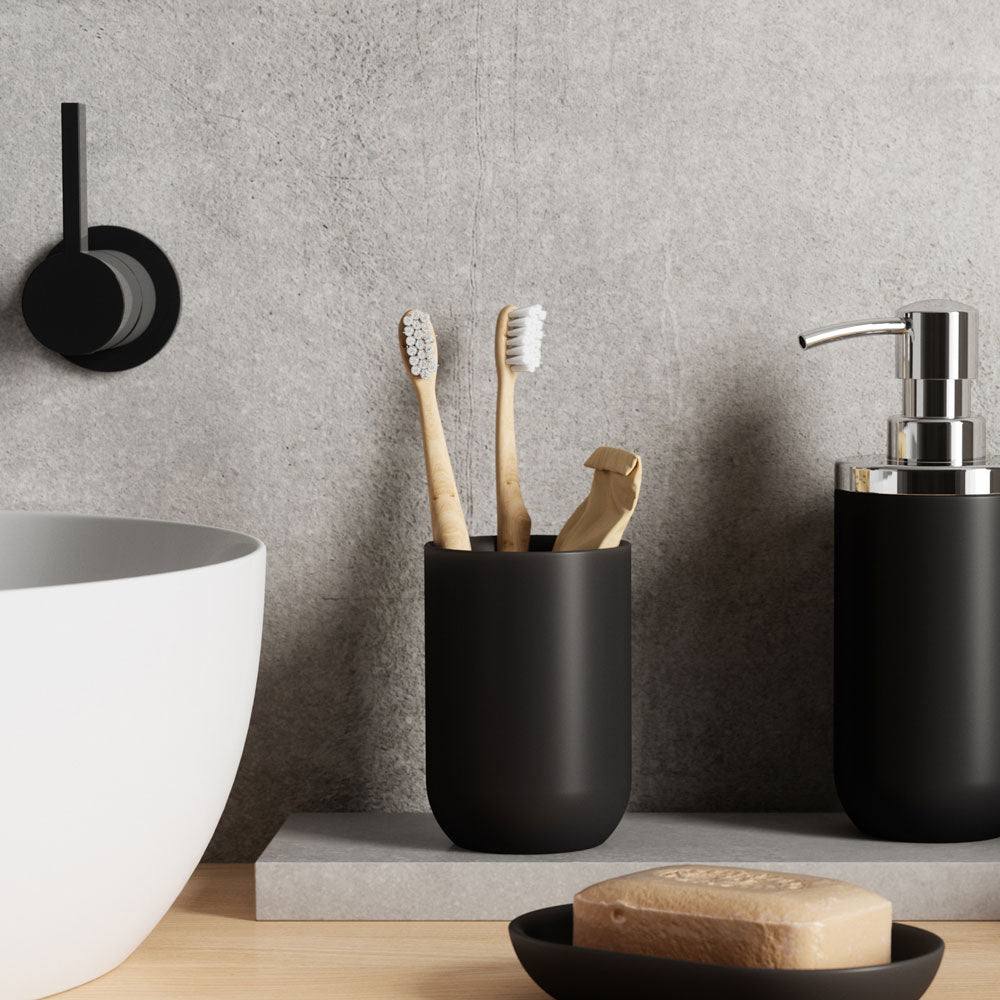 Junip Toothbrush Tumbler - Black