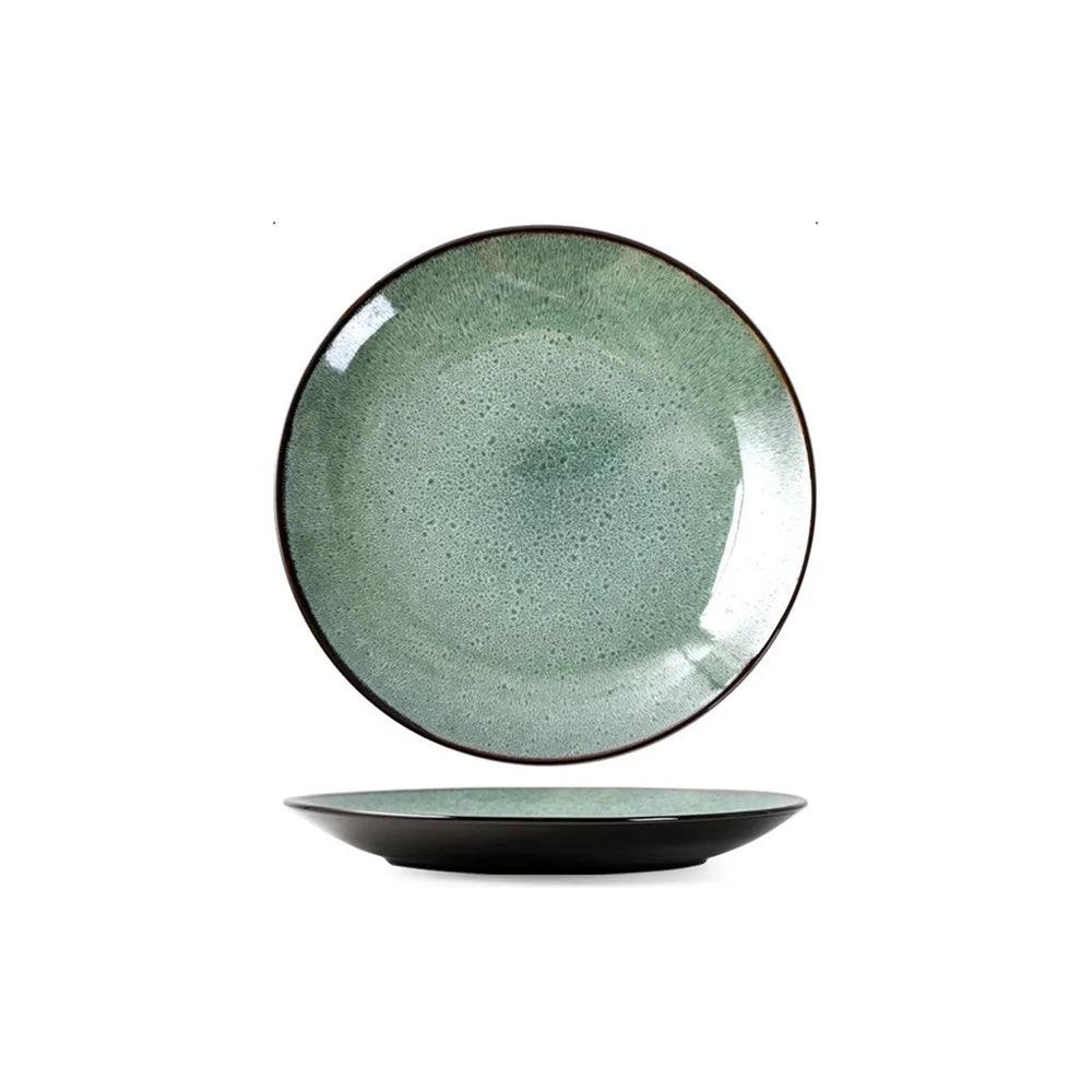 Juniper Dinner Plate - Basil Green - Image 3