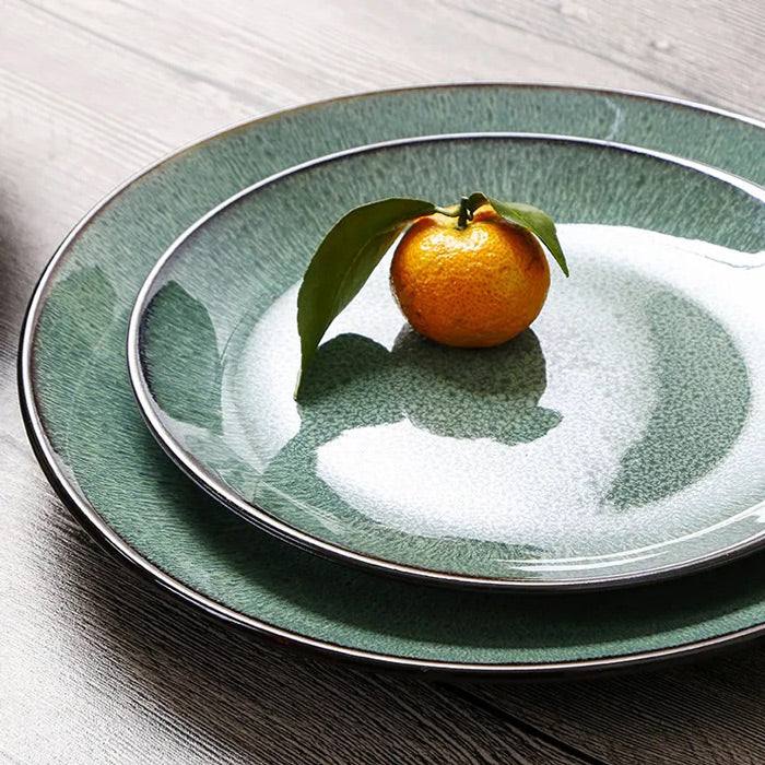 Juniper Dinner Plate - Basil Green - Image 7