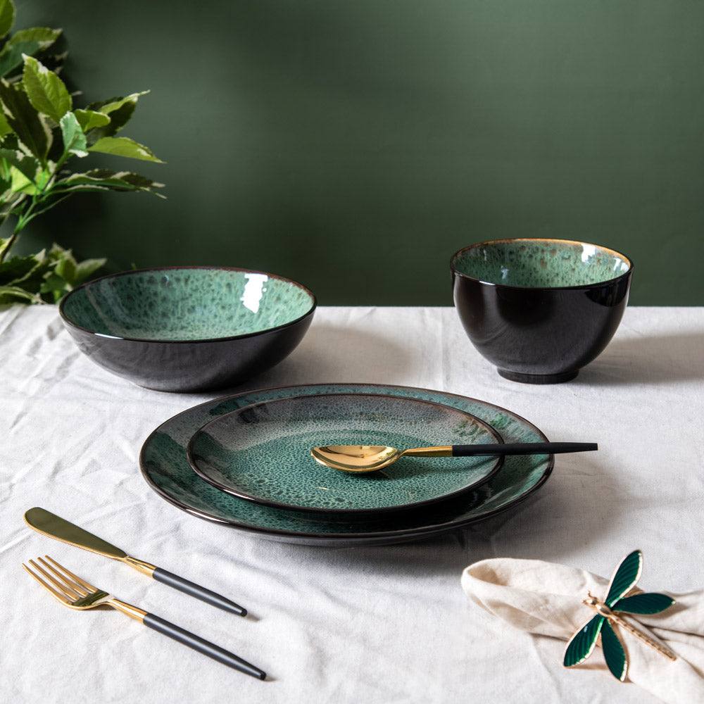 Juniper Small Bowl - Basil Green - Image 4