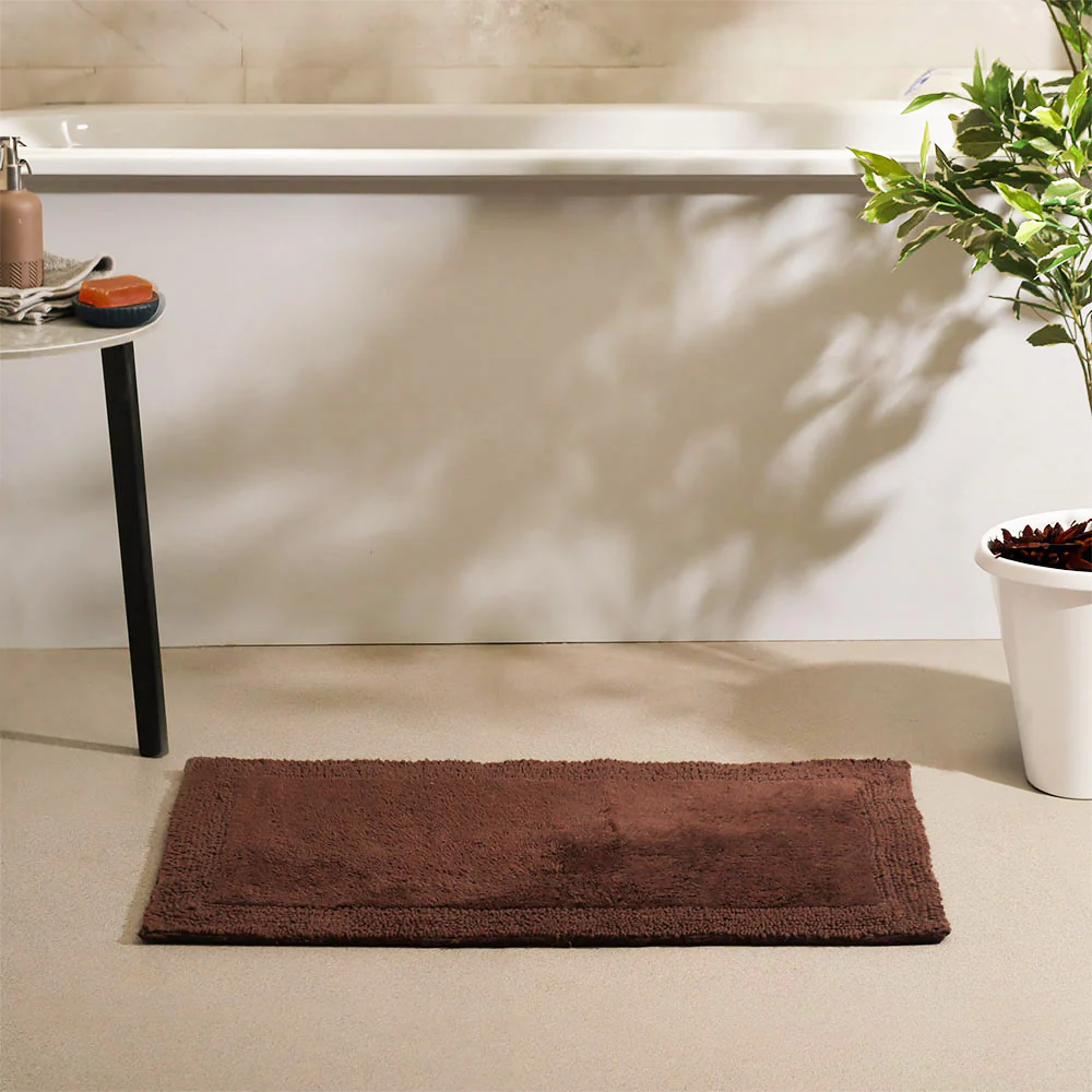 Kai Reversible Tufted Bathmat - Brown - Image 3