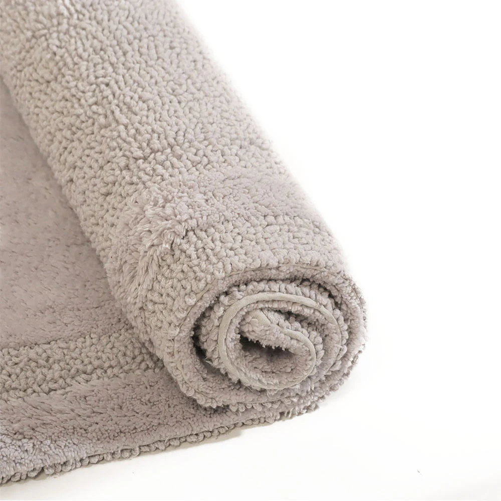 Kai Reversible Tufted Bathmat - Light Grey - Image 4