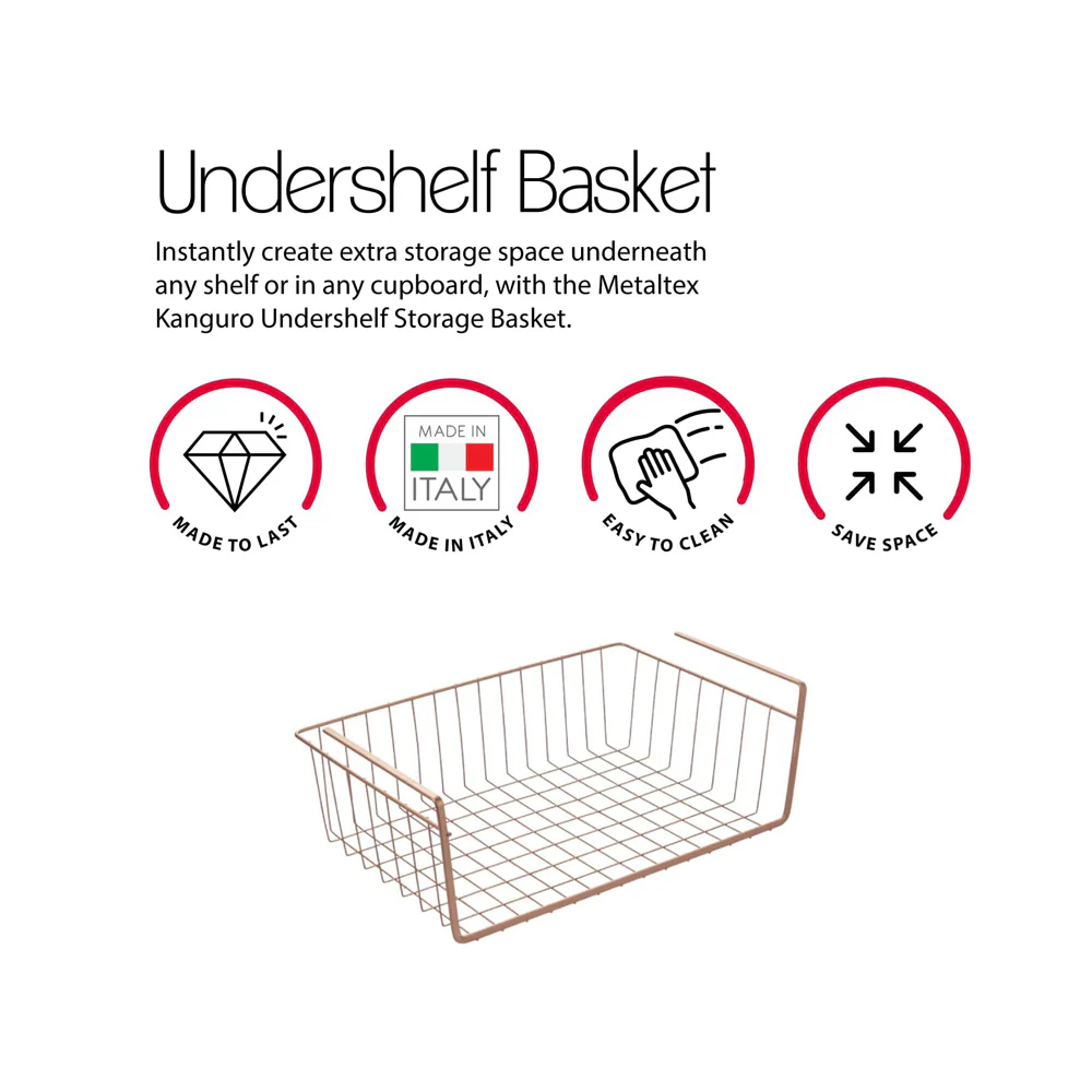 Kanguro Undershelf Basket 40cm - Copper - Image 4