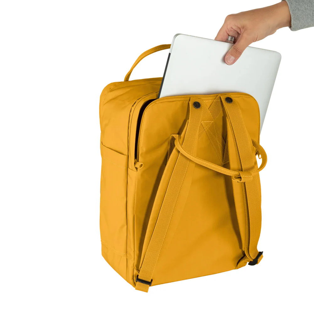 Kanken Laptop Backpack 17 - Ochre - Image 3