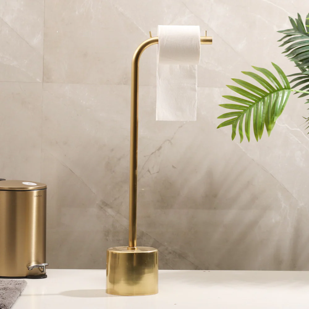 Kansa Toilet Roll Holder - Gold - Image 3