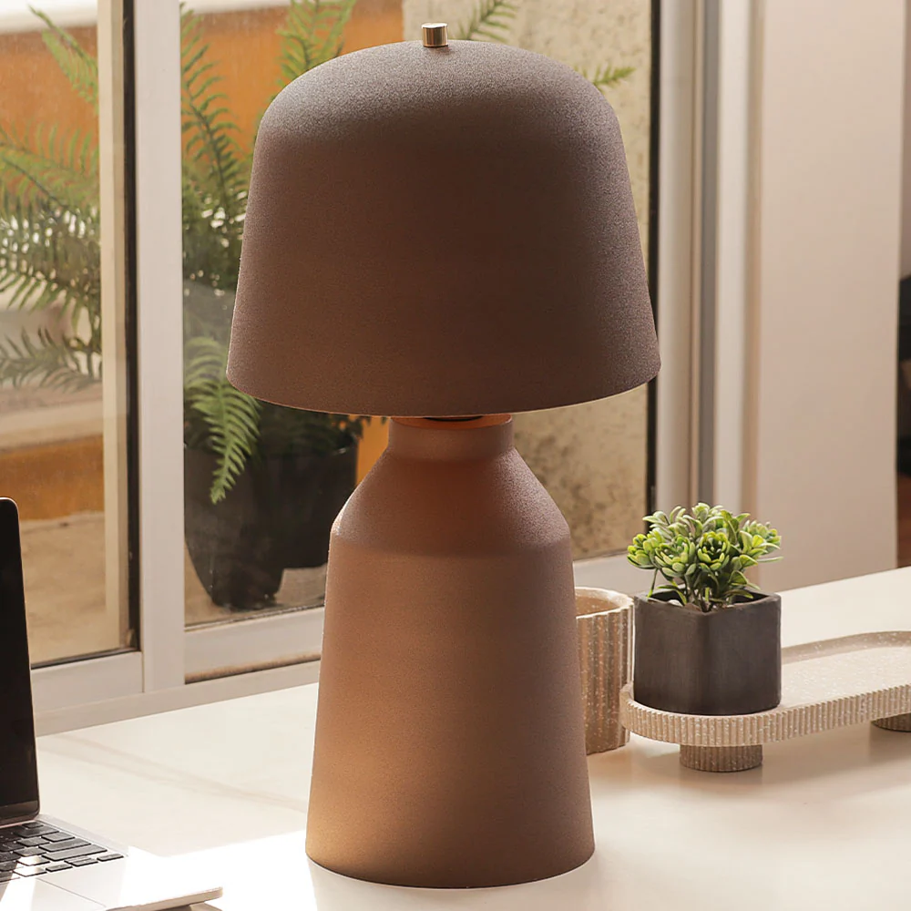 Kelsey Tapered Table Lamp XL - Brown - Image 5