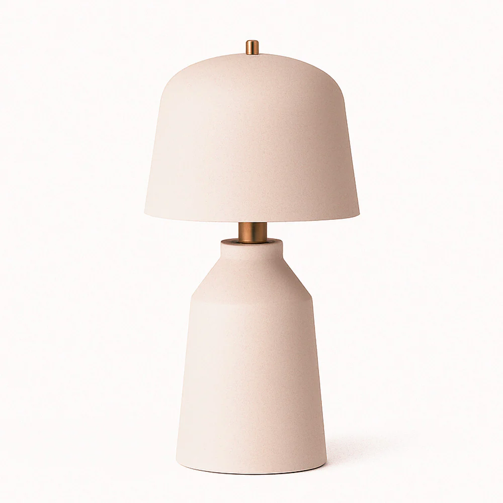 Kelsey Tapered Table Lamp XL - Greige - Image 3
