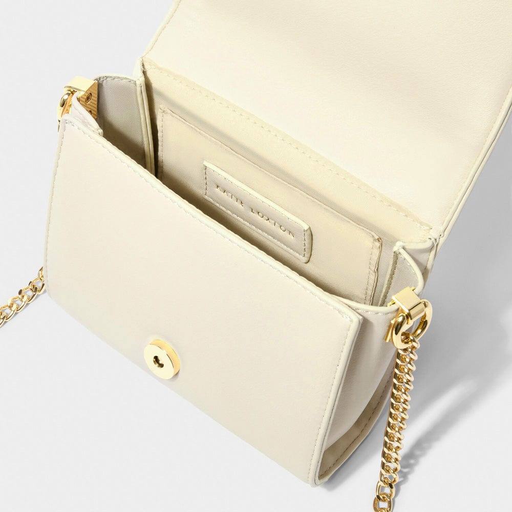 Kendra Quilted Crossbody Bag - Oyster - Image 4