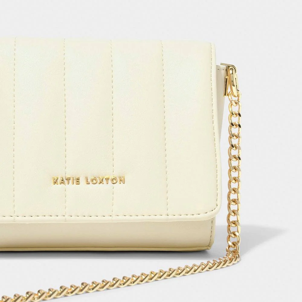 Kendra Quilted Crossbody Bag - Oyster - Image 5
