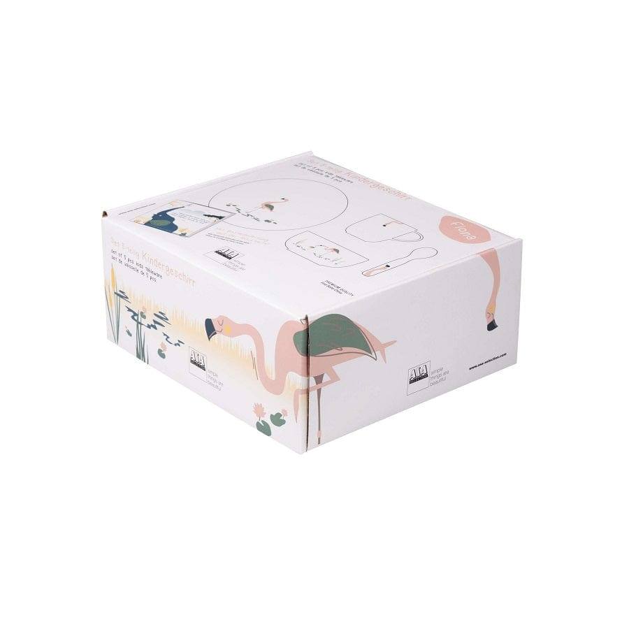 Kids 5-Piece Dinner Set - Fiona Flamingo - Image 8