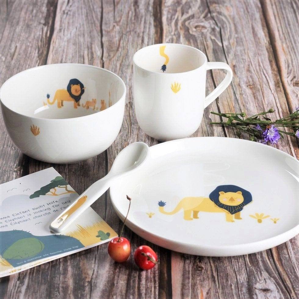 Kids 5-Piece Dinner Set - Leo Lion