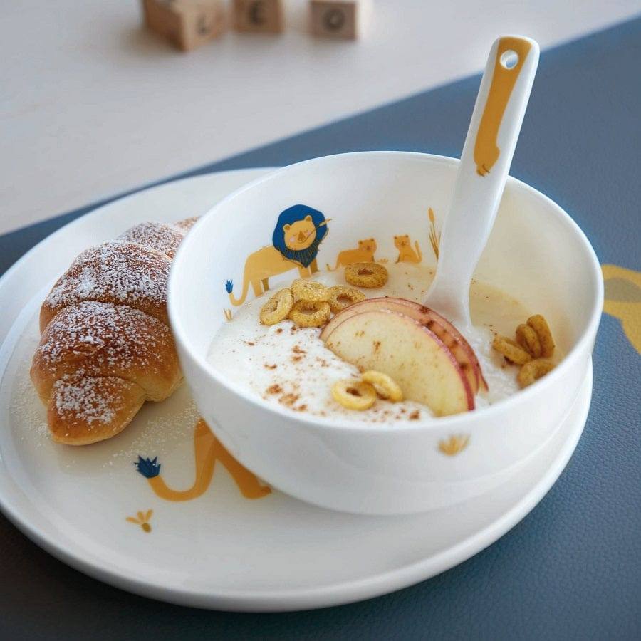 Kids 5-Piece Dinner Set - Leo Lion - Image 2