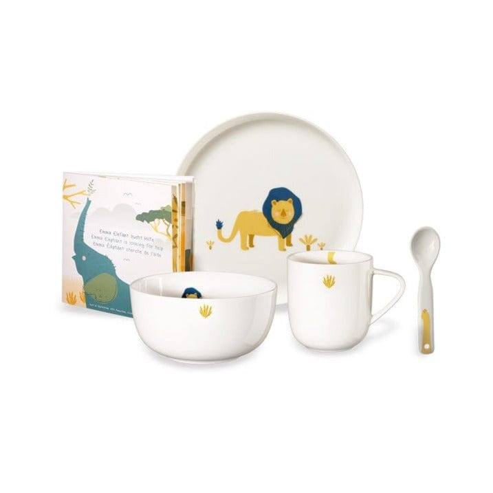 Kids 5-Piece Dinner Set - Leo Lion - Image 3