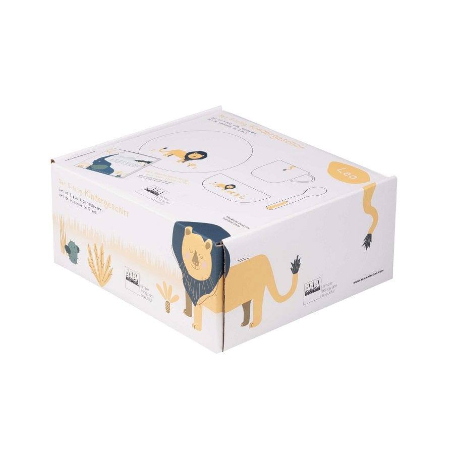 Kids 5-Piece Dinner Set - Leo Lion - Image 4