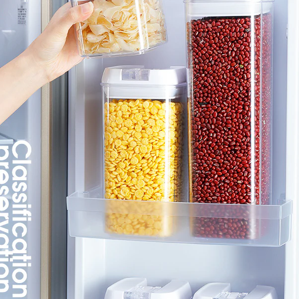 Klip Airtight Storage Jar 1300ml - White - Image 4