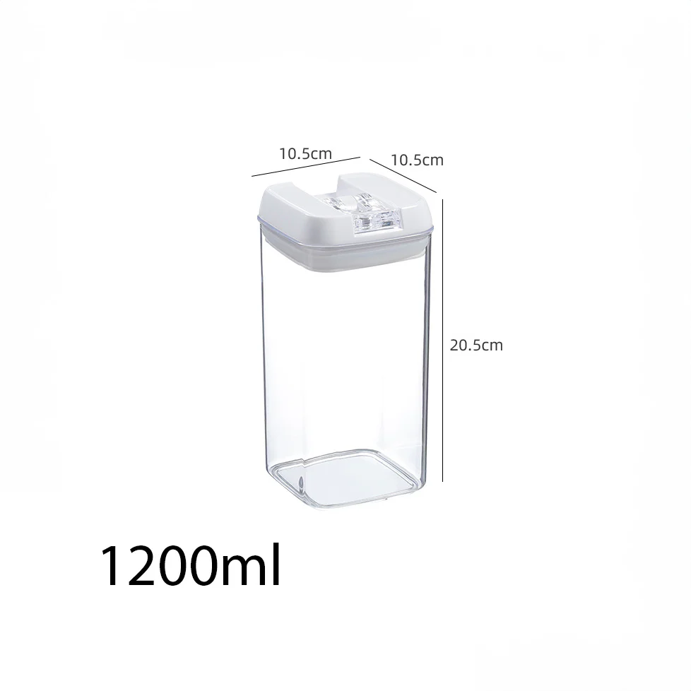 Klip Airtight Storage Jar 1300ml - White - Image 6