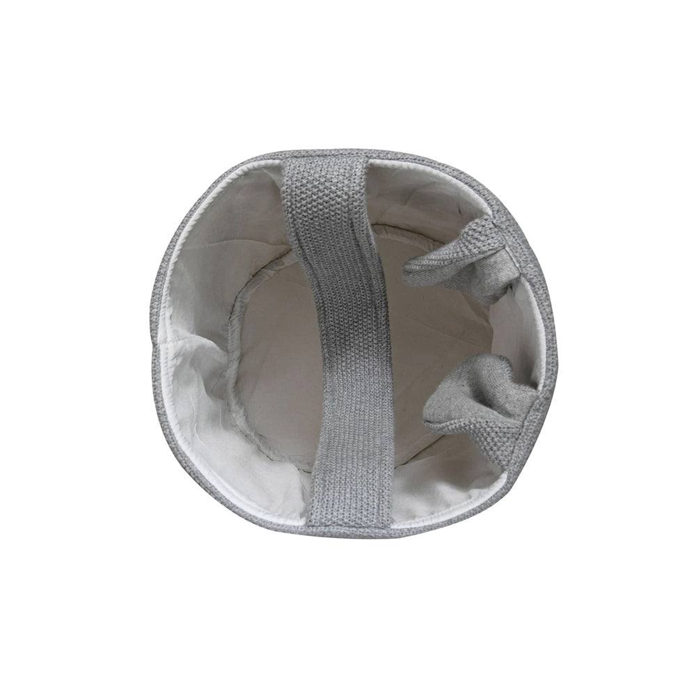 Knitted Storage Basket - Grey Bunny - Image 5