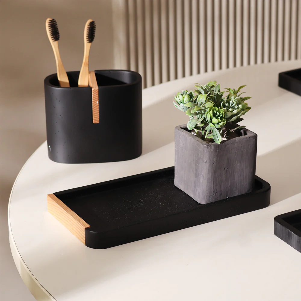 Kyoto Valet Tray Small - Black Natural - Image 4