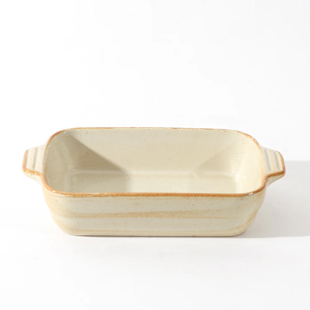 Lacuna Baking Dish - Glossy Sand - Image 2