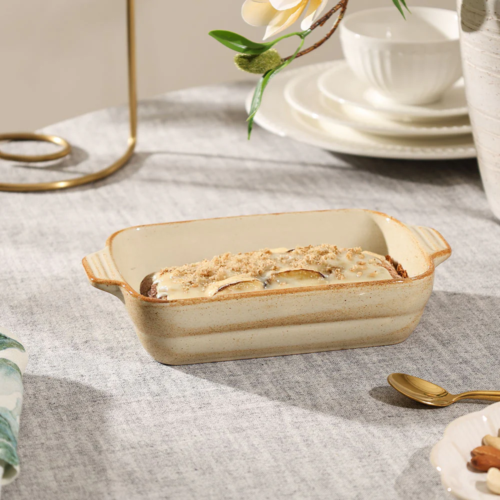 Lacuna Baking Dish - Glossy Sand - Image 4