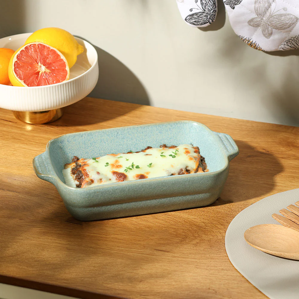 Lacuna Baking Dish - Matte Blue