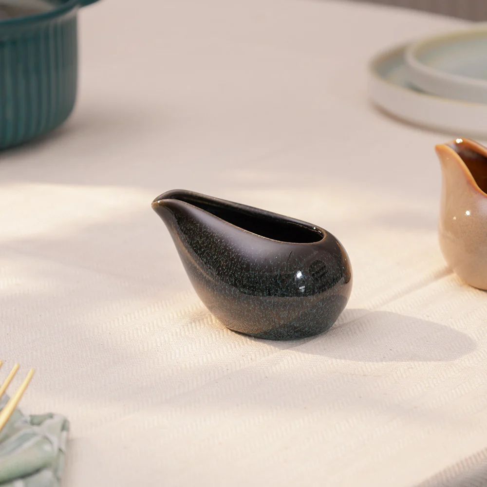 Lacuna Condiment Pot - Speckled Black - Image 2