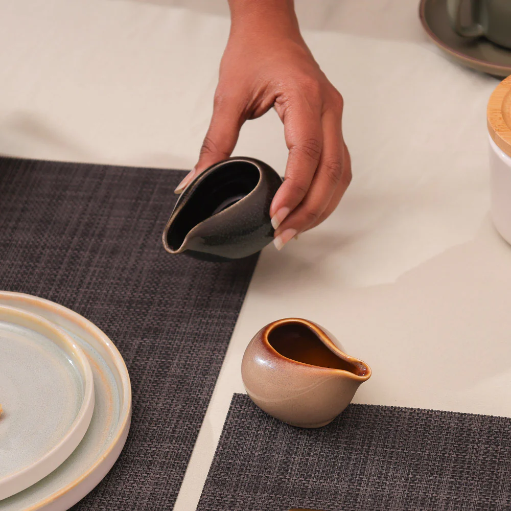 Lacuna Condiment Pot - Speckled Black - Image 3