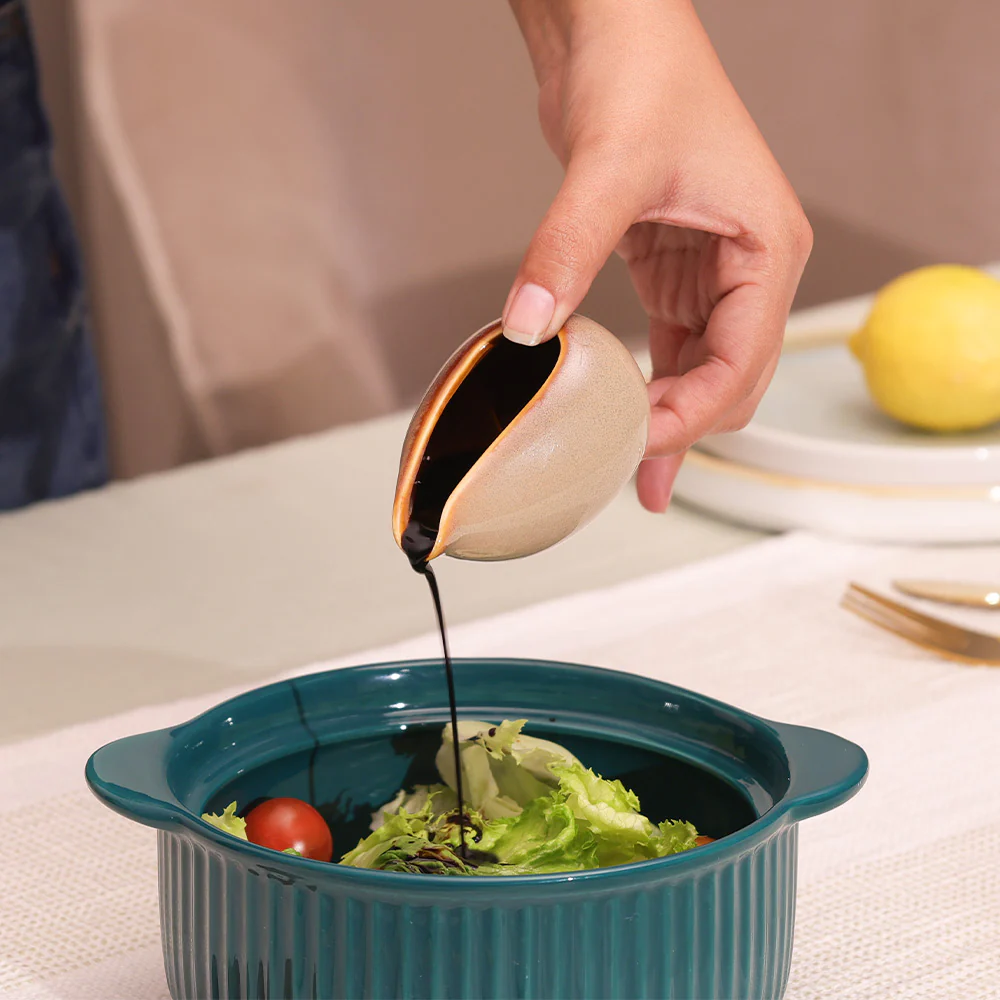 Lacuna Condiment Pot - Speckled Sand - Image 2