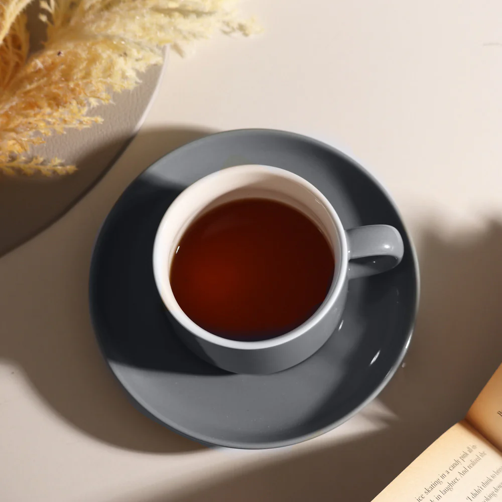 Lagom Cup and Saucer Set - Deep Blue - Image 5