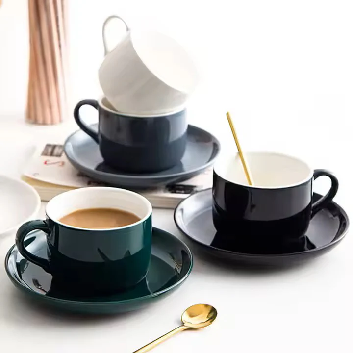 Lagom Cup and Saucer Set - Deep Blue - Image 7