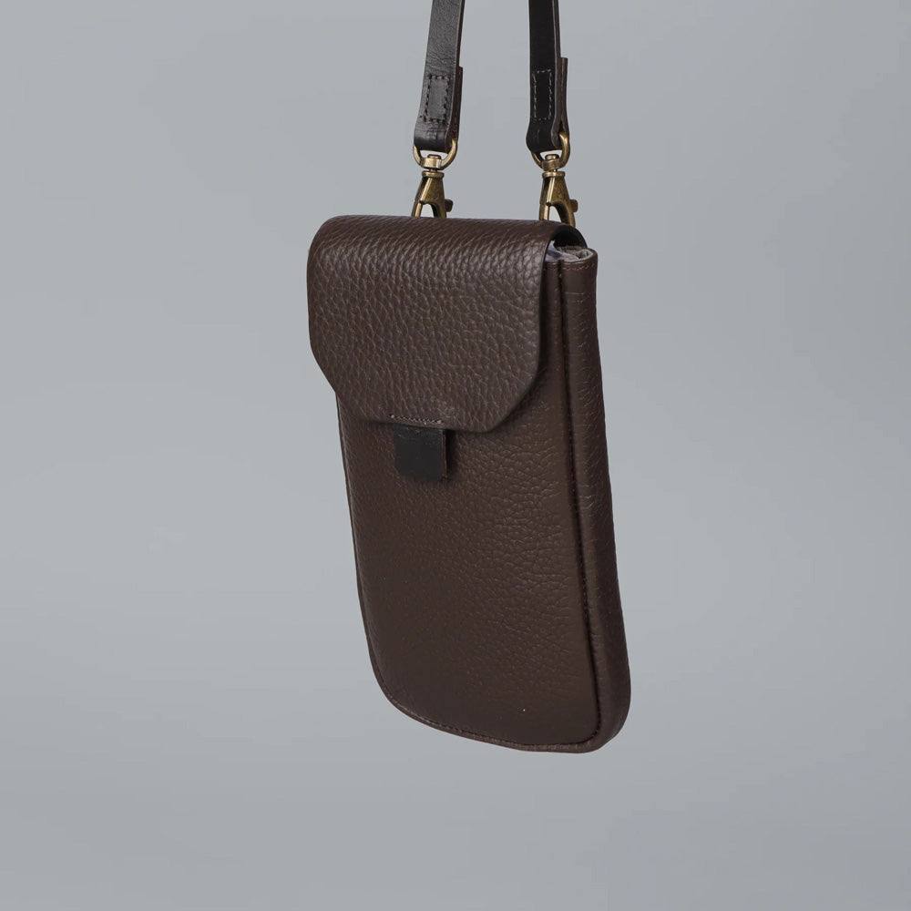 Lanyard Phone Wallet - Brown - Image 3
