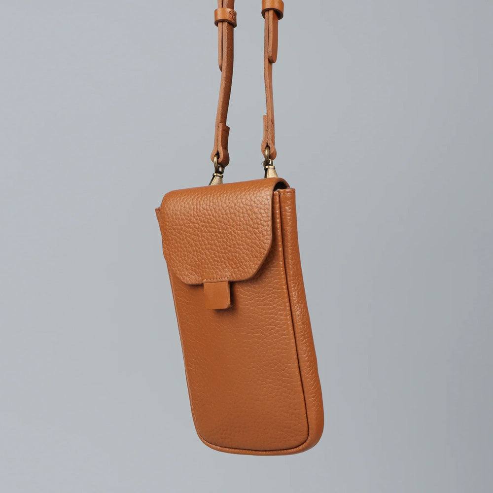 Lanyard Phone Wallet - Tan - Image 3
