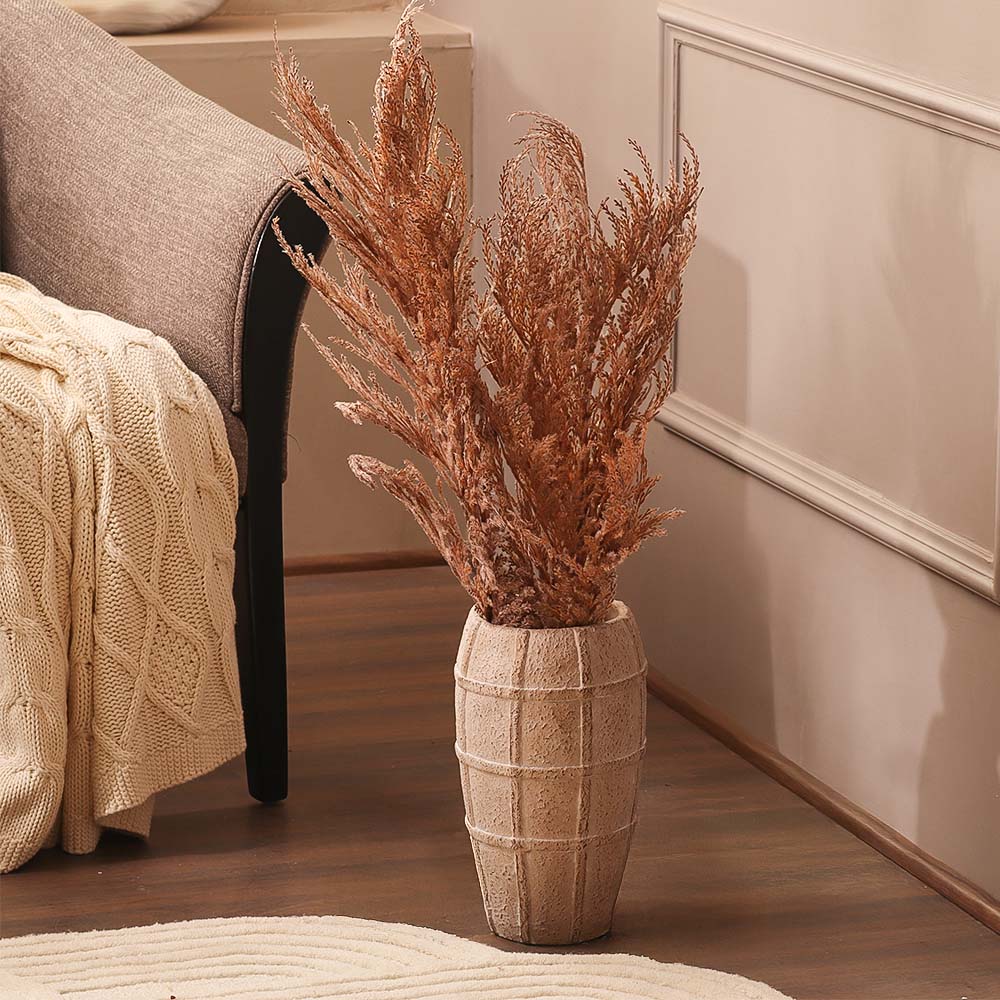 Latin Pampas Faux Stem - Brown - Image 2