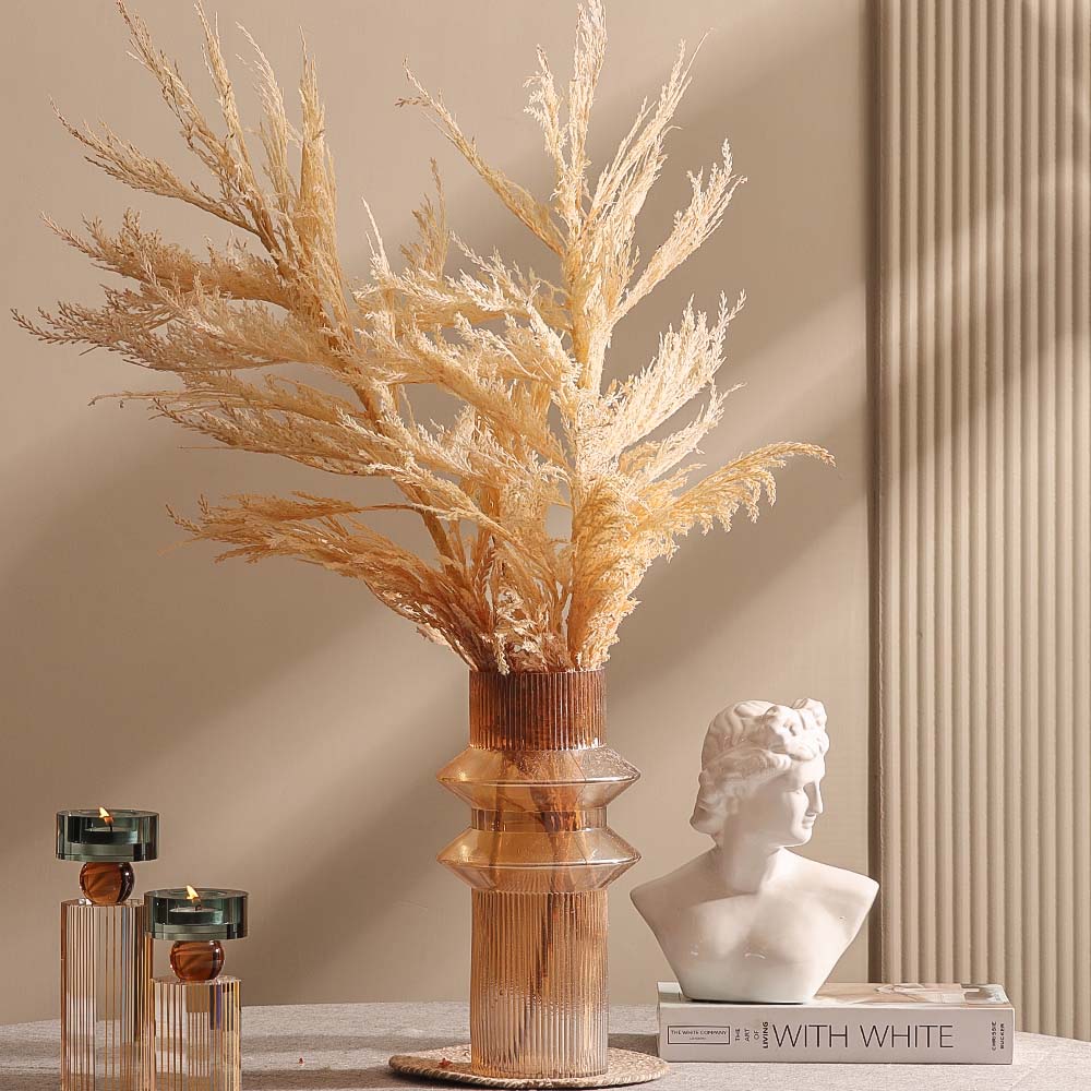 Latin Pampas Faux Stem - Cream - Image 4