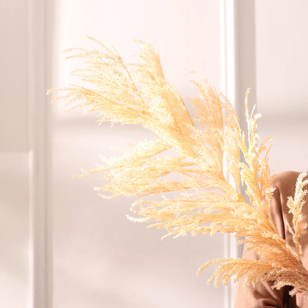 Latin Pampas Faux Stem - Cream - Image 6
