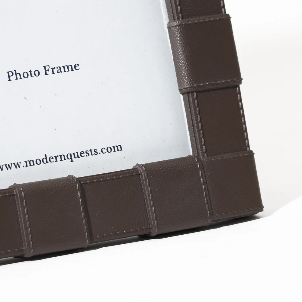 Lattice Photo Frame Large - Bistre Brown - Image 5