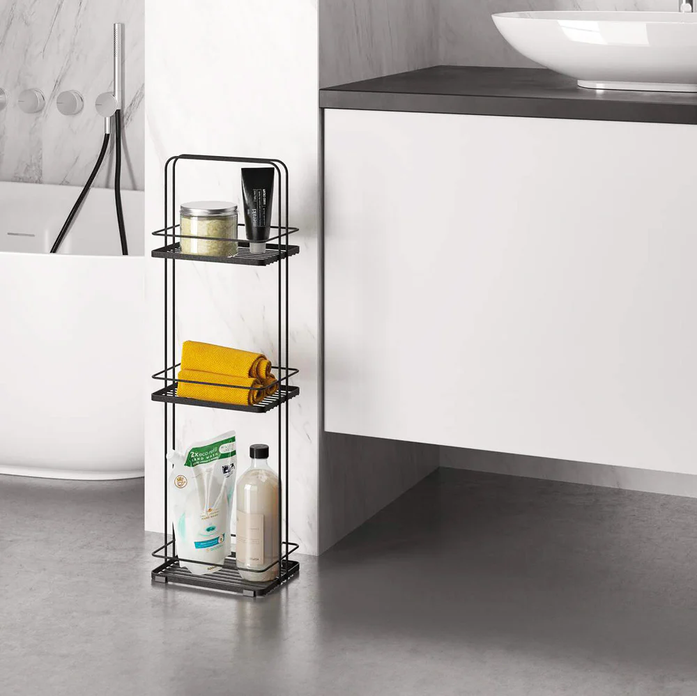 Lava Floor Standing 3-Tier Rack - Black - Image 6
